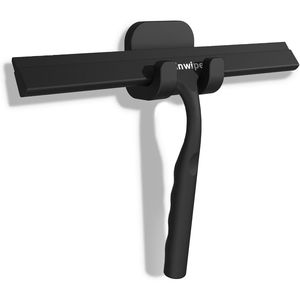 ที่ปาดน้ำซิลิโคนสำหรับใช้ในบ้าน พร้อมตะขอแบบมีกาว สำหรับหน้าต่างห้องน้ำ ประตูกระจก ใช้ได้ทั้งในบ้านและสำนักงาน - Product Image 1