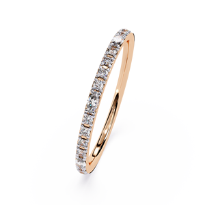 แหวนทองคำแท้ 14k ทรงมาร์คีส์และทรงกลม ประดับเพชรสำหรับผู้หญิง สามารถสวมซ้อนกันได้ เหมาะสำหรับเป็นของขวัญในโอกาสหมั้น วันครบรอบแต่งงาน - Product Image 5