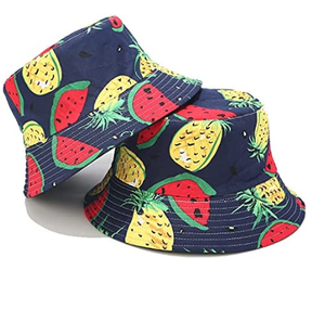 Custom High Quality 100% Cotton Animal Solid Button Outdoor Sun Hat Unisex Fishing Velour Bucket Daily Casual 3D Embroidery - Product Image 3
