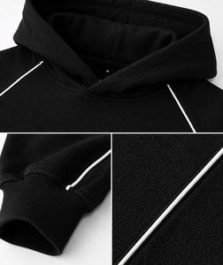 Sudadera con Capucha Unisex Personalizada de Gran Tamaño, de Spandex/Algodón, con Estampado Propio, Parte Delantera Sólida, Forro Polar Grueso, con Bolsillo, Estilo Urbano - Product Image 5