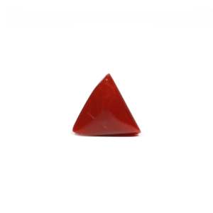 High Quality 7.3 Carat Red Coral Loose Gemstone 10x12mm Oval Cut for Fine Jewelry - Product Image 1
