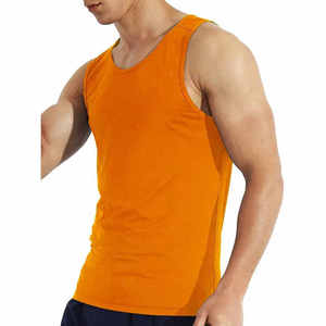 Débardeurs Homme de Haute Qualité pour la Musculation et le Sport, Séchage Rapide, Sans Manches, Couleur Unie, Coton, Style Décontracté Urbain – Vente en Gros - Product Image 4
