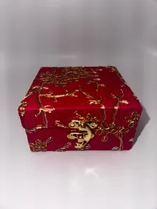 Embroidered Gift <b>Box</b> <b>Cheap</b> Price Elegant Decorative <b>Box</b> for Wedding Gifts Jewelry Storage and Festive Use - Product Image 5