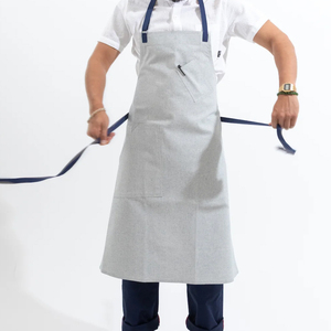 Delantal de Chef sin Mangas con 3 Bolsillos, Lona Impermeable para Cocina, Barista y Estilistas - Product Image 4