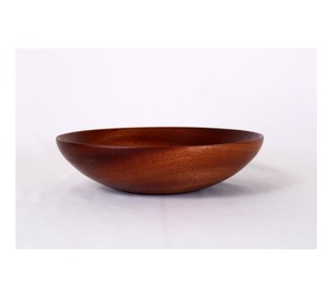 European Style Eco-Friendly Mango Wood Handmade Durable Lightweight Heat Resistant Uncoated Serving Bowl Dinnerware Party - Product Image 3