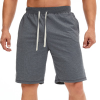 Shorts de sport décontractés pour hommes en toile unie, taille mi-haute, avec cordon de serrage avant, respirants, séchage rapide, couleur or