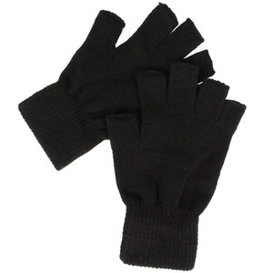 Guantes de Seguridad Transpirables de Mezcla de Algodón y Poliéster con Dedos Descubiertos, Puño Elástico de Punto 10G para Tareas de Embalaje, Montaje y Reparación - Product Image 2