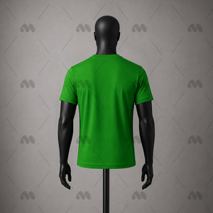 เสื้อยืดคอกลมแขนสั้นผ้าเจอร์ซีย์ระบายอากาศแห้งเร็วสไตล์สปอร์ตพร้อมโลโก้ด้านหน้าสำหรับผู้ชาย - Product Image 6