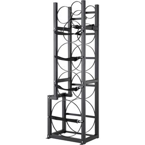 Rack per Serbatoi di Refrigerante 15.55x12.99x49.8 pollici con 1 Serbatoio da 50 libbre, 2 Serbatoi da 30 libbre e 3 Supporti per Bombole Piccole - Product Image 6