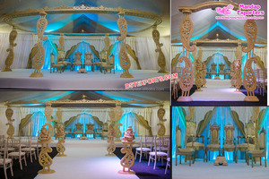การออกแบบที่หรูหรา Bollywood Mandap สำหรับงานแต่งงานที่ดีงามสวยงาม jodha Akbar งานแต่งงานแบบเอเชียธีมบอลลีวูด - Product Image 3