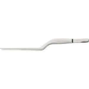 Pinces de chef en acier inoxydable avec pointe décalée, pinces de cuisine de précision pour l'agencement, la garniture, la décoration et le service des aliments - Product Image 4