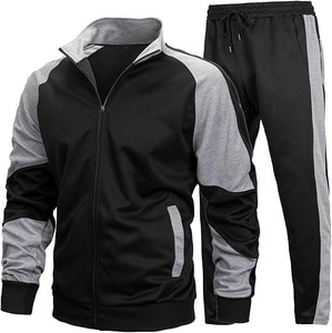 STALWART IMPEX Men's Red Tracksuit Full <b>Zip</b> <b>Jacket</b> Matching Pants Windproof Breathable Quick Dry Streetwear Winter Sportswear - Product Image 3