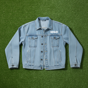 Custom Made Men's Washed Solid Denim <b>Jacket</b> Full Sleeve Western Style <b>Jacket</b> Wholesale and Customize - Product Image 4