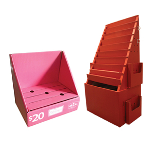 Présentoirs de nourriture de plancher de carton de support de couches présentoir de croustilles - Product Image 3