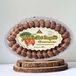 Wholesale Vietnam Organic Salted Roasted Cashew <b>Kernels</b> W180 Premium Grade 400g Oval Gift Box - Ready To Use - Product Image 6