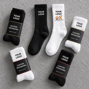 Chaussettes de sport unisexes mi-mollet OEM/ODM, anti-humidité, en tissu éponge, pour la gym et le basketball, vente en gros - Product Image 4