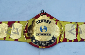 Cinturón de Campeonato de Lucha Libre Personalizado W-W-E H-U-L-K H-O-G-A-N con Alas de Águila, Latón de 4 mm, Talla Adulto - Placas Metálicas Chapadas en Oro - Product Image 4