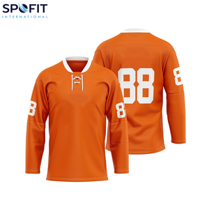 เสื้อฮอกกี้น้ำแข็งแบบกำหนดเองคุณภาพสูง เสื้อทีมฮอกกี้ ออกแบบได้ตามต้องการ ชุดกีฬาแห้งเร็ว ขายส่งเสื้อฮอกกี้ - Product Image 5