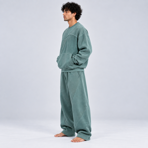 <b>Men</b> Oversized Tracksuit Sweatsuit Set Premium Fleece Hoodie with Loose Jogger Pants Two Piece Casual Streetwear Outfit Soft - Product Image 3