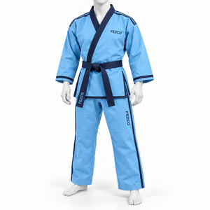 Ensemble de vêtements de sport Jiu Jitsu pour hommes sur mesure, uniforme de karaté en coton lavable de haute qualité, design personnalisé, vêtements d'arts martiaux - Product Image 2