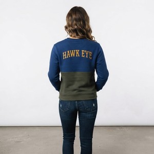 Conjunto Deportivo HAWK EYE para Mujer, Otoño/Invierno, Sudadera con Capucha y Pantalones, 100% Algodón Felpa, Estilo Urbano, Personalizable, 360g - Product Image 2
