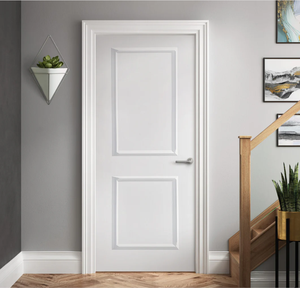 Puerta de Madera MDF de Núcleo Sólido, Estilo Moderno y Minimalista, en Oferta, con Revestimiento de Madera para Interiores, en Varios Colores, para Dormitorio y Baño - Product Image 3