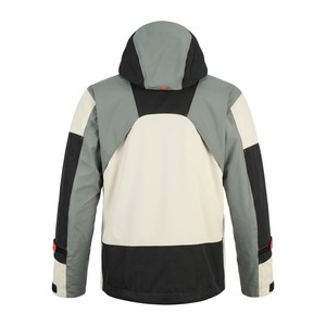 Chaqueta Técnica con Capucha para Hombre, Resistente al Viento, para Otoño, Trabajo al Aire Libre, con Cierre, Estilo Parka - Product Image 5