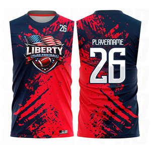 เสื้อฟุตบอลแบบมีธง 7v7 แบบกำหนดเอง ชุดกีฬาแบบซับลิเมชั่น ชื่อทีม เบอร์ หมายเลข ประสิทธิภาพสูง ปรับแต่งได้ตามต้องการ โลโก้ เบอร์ ชื่อ ได้ทุกแบบ - Product Image 4