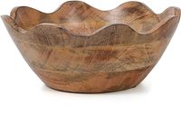 Bol en bois artisanal écologique personnalisé avec logo, léger et durable, pour cuisine et service, fournisseur en gros