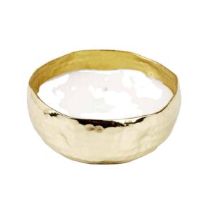 Venta caliente redondo martillado Metal vela tarro Ins estilo latón votivo para Navidad precio al por mayor vela hacer tarro - Product Image 2