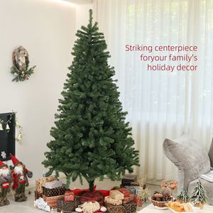 7.5ft Xmas <b>Tree</b> with 1346 <b>Branch</b> Tips Auto Open <b>Artificial</b> Christmas <b>Tree</b> Steel Base for Home Office Decor Holiday Gre - Product Image 6