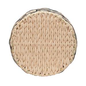 Round water <b>hyacinth</b> <b>basket</b> in natural color with black spots Handmade Storage <b>Basket</b> Wholesale eco-friendly Made in Vietnam - Product Image 5