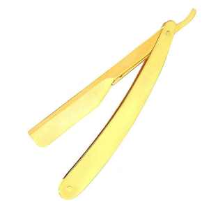 Maquinilla de Afeitar Desechable Profesional para Hombre, Color Dorado, Completamente de Acero, con Logotipo Personalizado, Maquinilla de Afeitar para Barbería - Product Image 6