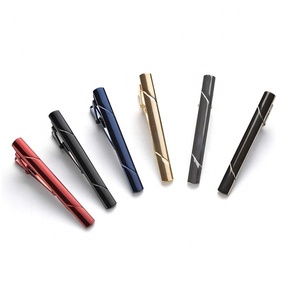 Haute qualité métal acier inoxydable grands hommes or hommes blanc Logo personnalisé mode boutons de manchette cravates barres épingles à <span class=keywords><strong>cravate</strong></span> pinces à <span class=keywords><strong>cravate</strong></span> - Product Image 2