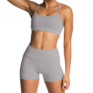 Customized Printing Logo Most Demanding Product Solid Color Unique Product <b>Exercise</b> Wear Women's Sets 2 Piece Set Women - Product Image 5