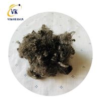 La plus haute qualité 15D recyclé HS brun creux conjugué siliconé haut recyclable ignifuge Polyester fibre discontinue