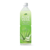 RTD Originele Aloë Vera met Vruchtvlees 1000ml Fles OEM ODM Private Label Lage MOQ Aangepaste Formule Groothandel Export Drankleverancier