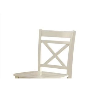 Set di 2 sedie da bar Tartys Cream Finish Counter Height - Product Image 2