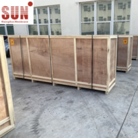 Système de bioréacteur tubulaire UF module de membrane aération de l'ascenseur d'air MBR externe. filtre pour eaux usées