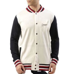 Veste de Baseball Personnalisée en Chenille Brodé avec Logo pour Homme, Vêtement d'Extérieur Classique en Polyester/Coton avec Manches en Cuir – Vente en Gros - Product Image 2