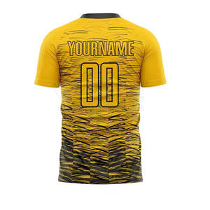 Maillot de football inspiré des jours de match, à manches courtes, avec contrôle de l'humidité et mouvements flexibles pour les joueurs masculins - Product Image 2