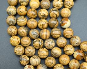 Jaspe Natural Redondo Facetado Calibrado, Piedra Preciosa Suelta Sin Tratar, Certificada, Lote al por Mayor de Cuentas para Joyería - Product Image 3