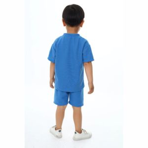 Ensembles de vêtements d'été pour garçons, t-shirt et short, style sport, deux pièces - Product Image 6