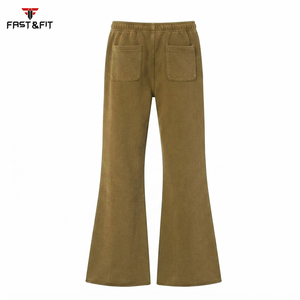 Leggings de sport de haute qualité 2026, pantalons de jogging slim fit, pantalons de jogging évasés pour femmes en vente - Product Image 2