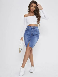 2026 HSI Trending Acid Wash Distressed Bottom Denim With A Classic Belt Multi Pockets Fancy Style Front Zip Fly Button Closure - Product Image 6