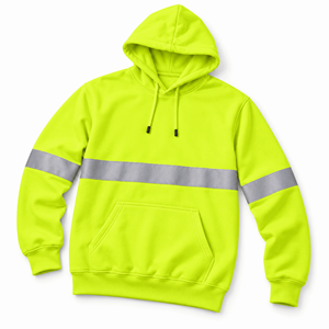 Vêtements de sécurité réfléchissants conformes à la norme EN20471, en polaire respirant, texture douce, vêtements de sécurité, sweat à capuche - Product Image 6
