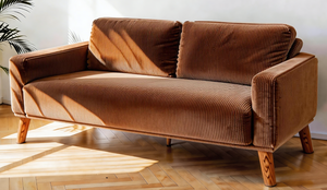 Comfortable 3 Seater corduroy adult <b>Sofa</b> chair for Living Room and <b>office</b> seating - Product Image 4