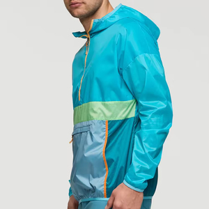 Vestes coupe-vent de sport pour hommes 2026, à séchage rapide, antibactériennes, imperméables, en toile, avec col montant et bandes réfléchissantes sur le devant, pour activités de plein air - Product Image 3