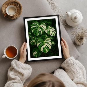 Wooden Vintage Modern Style Handmade Eco-Friendly Photo <b>Frame</b> <b>with</b> Beech Wood-Wall <b>Mount</b> & Tabletop Display - Product Image 3