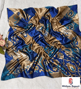 Pañuelo de satén personalizado con diseño impreso, fabricante OEM ODM con etiqueta privada para promoción de marca corporativa y regalos. - Product Image 6